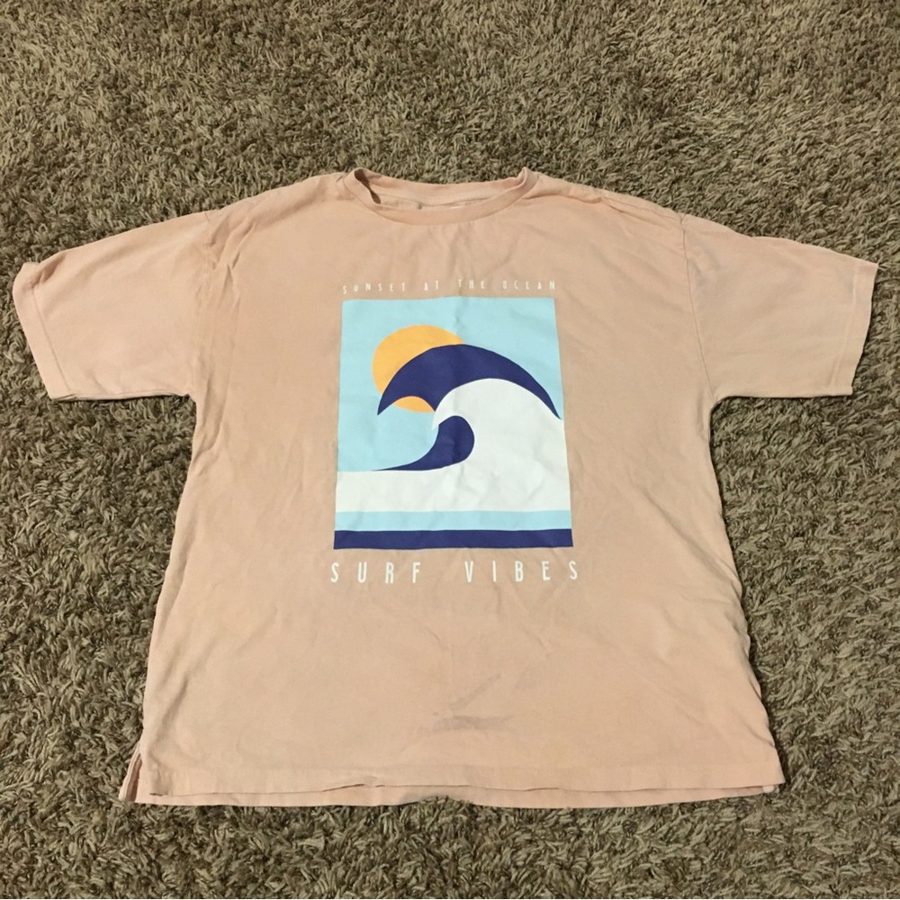 ZARA Sunset Ocean Graphic Tee Shirt |Size 13-14
